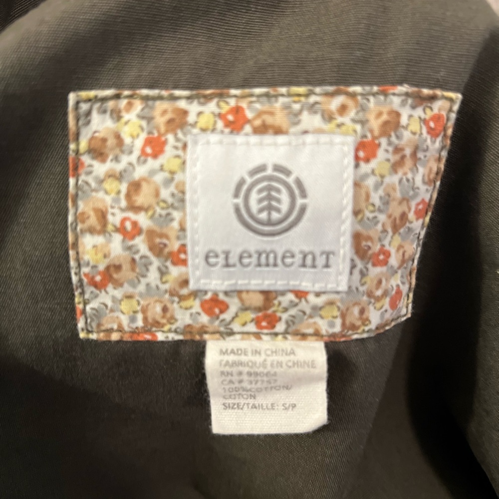 Element Army Green Jacket - Picture 4 of 5